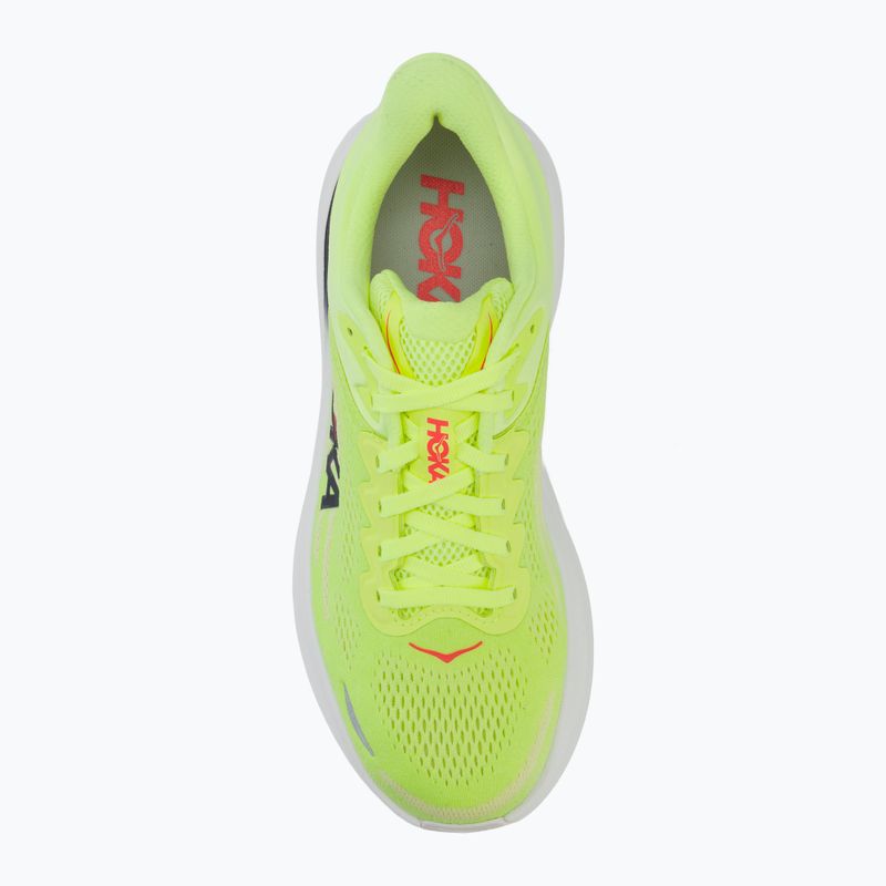 Кросівки для бігу чоловічі HOKA Bondi 9 neon yuzu/sunlight 5