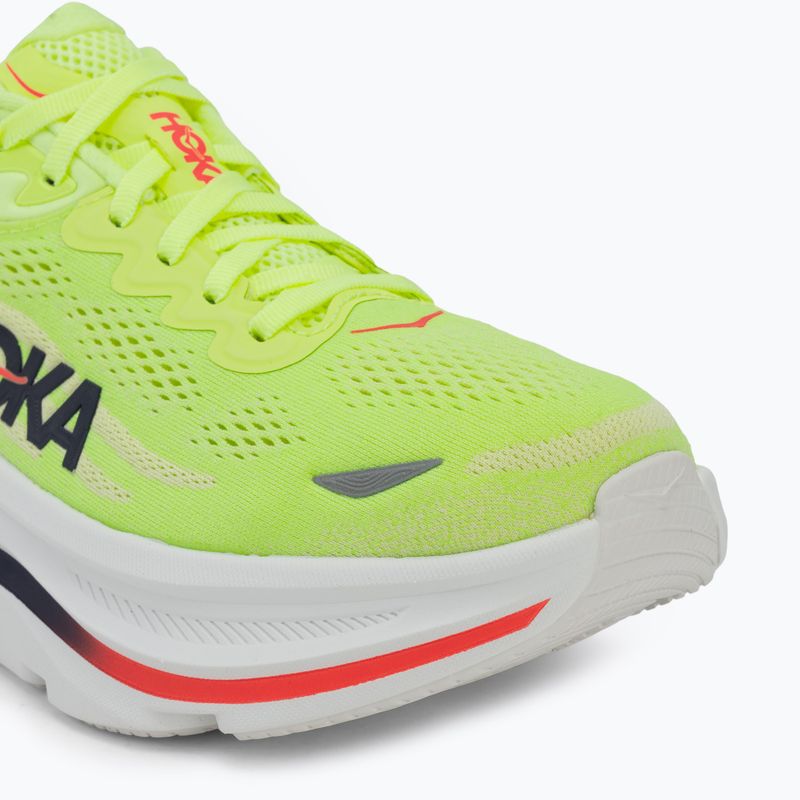 Кросівки для бігу чоловічі HOKA Bondi 9 neon yuzu/sunlight 7