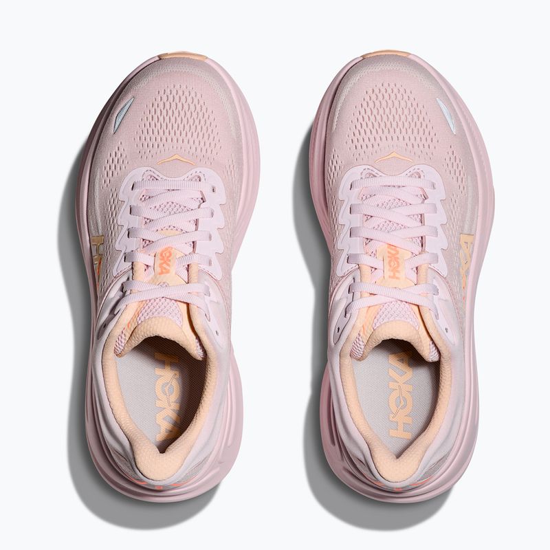 Кросівки для бігу жіночі HOKA Bondi 9 lilac cream/tangerine glow 7