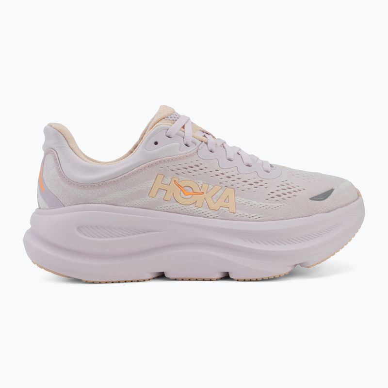 Кросівки для бігу жіночі HOKA Bondi 9 lilac cream/tangerine glow 2