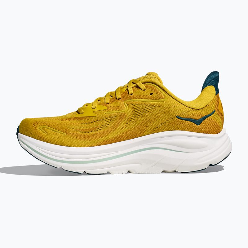 Кросівки для бігу чоловічі HOKA Clifton 10 yellow gold/tidal wave 4