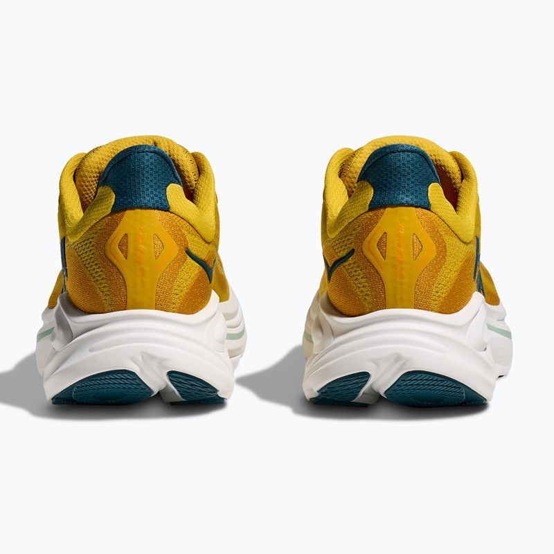 Кросівки для бігу чоловічі HOKA Clifton 10 yellow gold/tidal wave 6