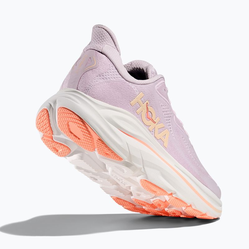 Кросівки для бігу жіночі HOKA Clifton 10 lilac cream/tangerine glow 5