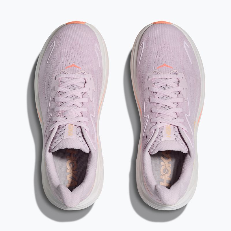 Кросівки для бігу жіночі HOKA Clifton 10 lilac cream/tangerine glow 7