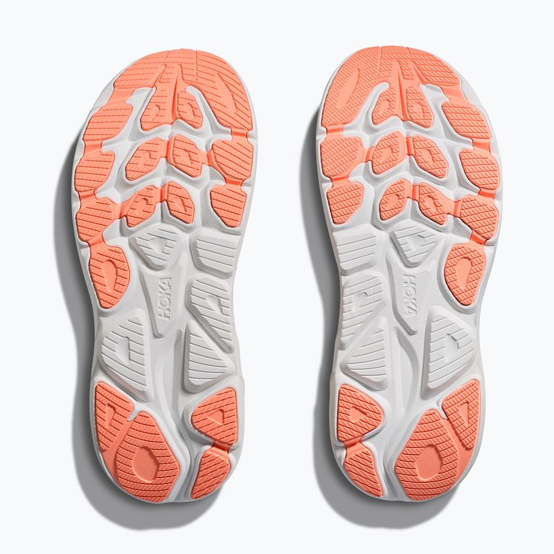 Кросівки для бігу жіночі HOKA Clifton 10 lilac cream/tangerine glow 8