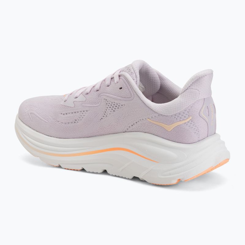 Кросівки для бігу жіночі HOKA Clifton 10 lilac cream/tangerine glow 3
