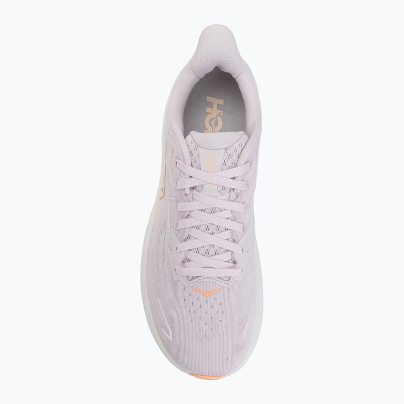 Кросівки для бігу жіночі HOKA Clifton 10 lilac cream/tangerine glow 5
