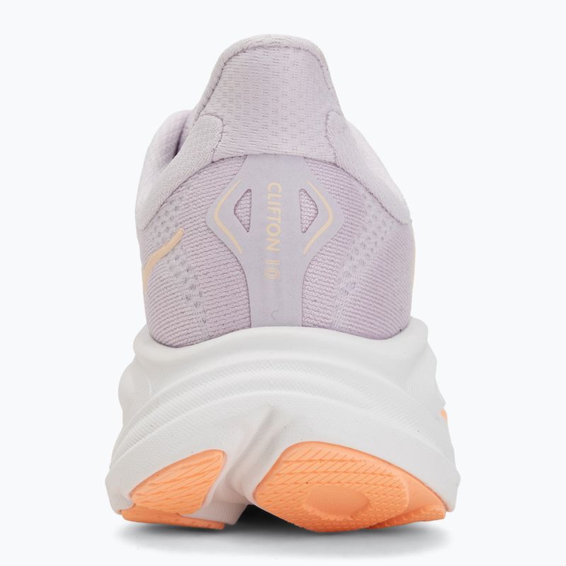 Кросівки для бігу жіночі HOKA Clifton 10 lilac cream/tangerine glow 6