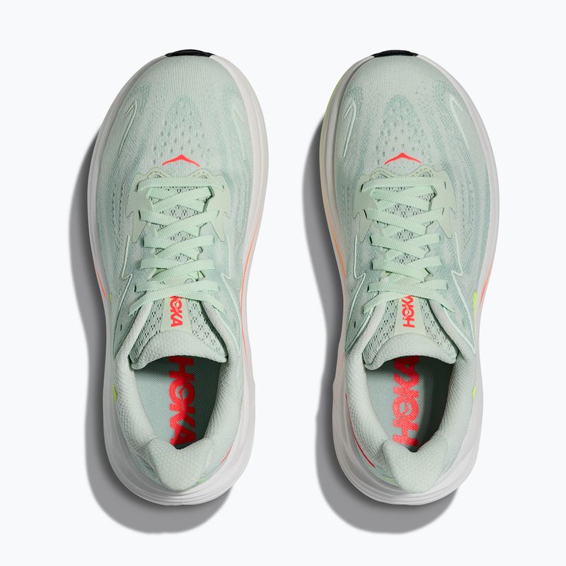 Кросівки для бігу жіночі HOKA Clifton 10 sea glass/neon flame 7