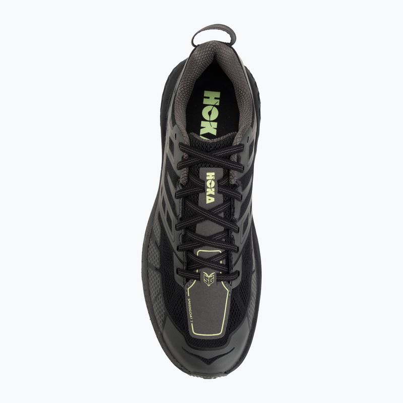 Взуття HOKA Speedgoat 2 Black/Asphalt Grey 5
