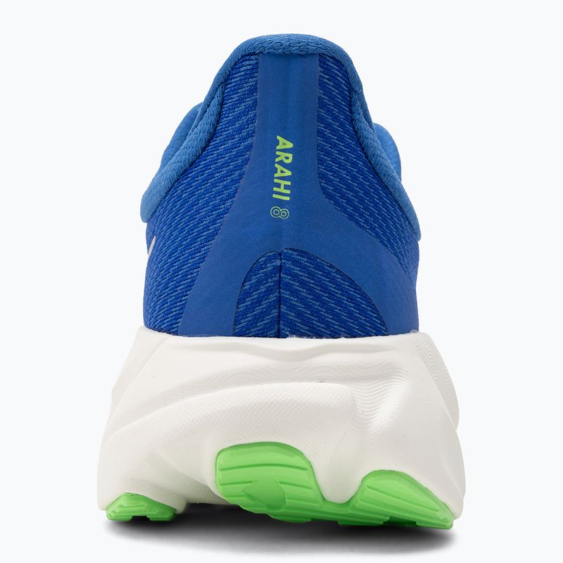Кросівки для бігу чоловічі HOKA Arahi 8 cobalt blue/neon green 6