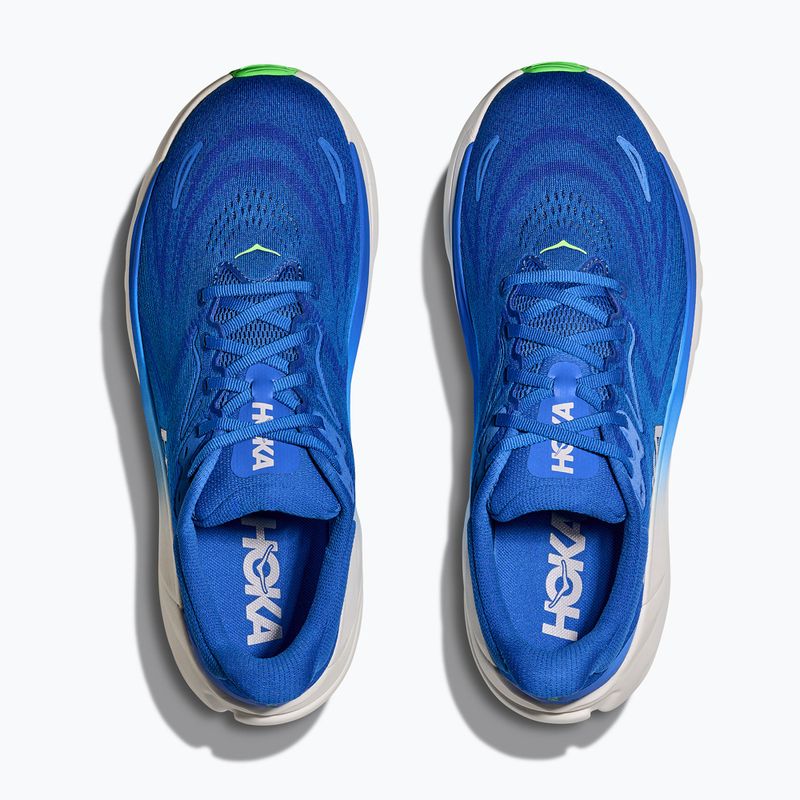 Кросівки для бігу чоловічі HOKA Arahi 8 cobalt blue/neon green 7