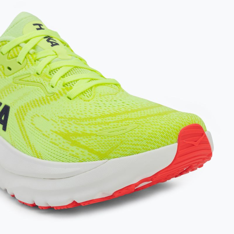 Кросівки для бігу чоловічі HOKA Arahi 8 neon yuzu/neon flame 7