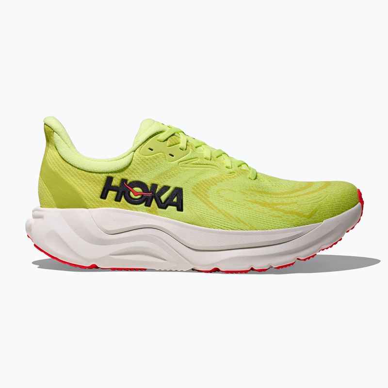Кросівки для бігу чоловічі HOKA Arahi 8 neon yuzu/neon flame 3