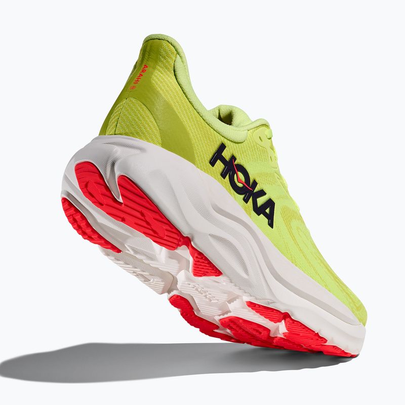 Кросівки для бігу чоловічі HOKA Arahi 8 neon yuzu/neon flame 5
