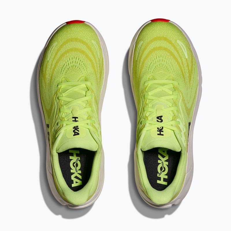 Кросівки для бігу чоловічі HOKA Arahi 8 neon yuzu/neon flame 7