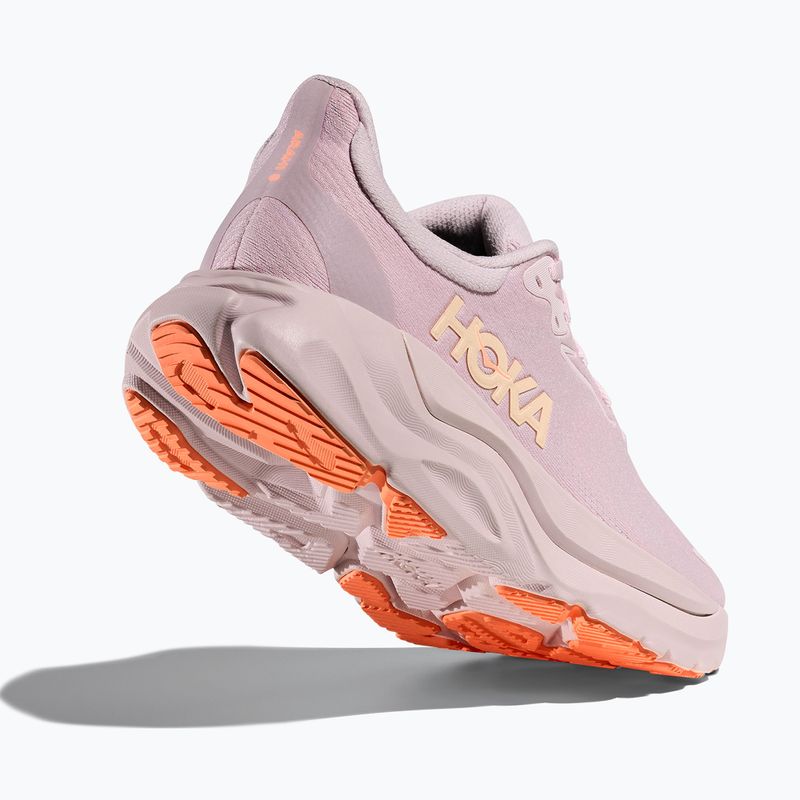 Кросівки для бігу жіночі HOKA Arahi 8 lilac cream/neon cantaloupe 5