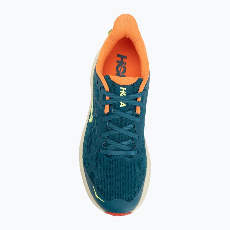 Кросівки для бігу жіночі HOKA Challenger 8 tidal wave/pampas grass 5