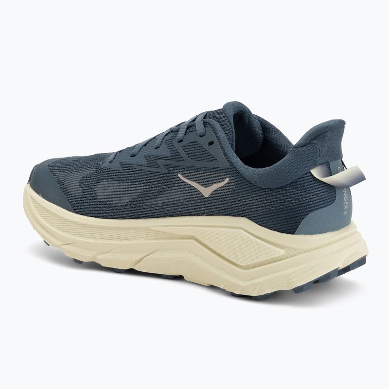 Кросівки для бігу чоловічі HOKA Challenger 8 Wide faded navy/pampas grass 3