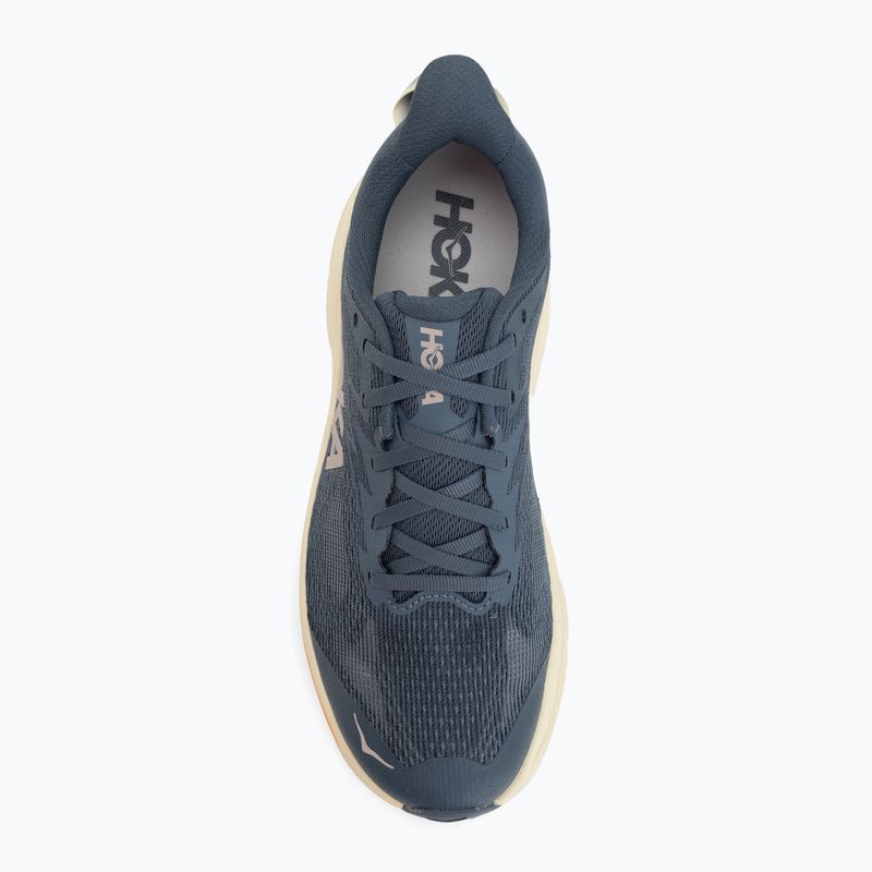 Кросівки для бігу чоловічі HOKA Challenger 8 Wide faded navy/pampas grass 5