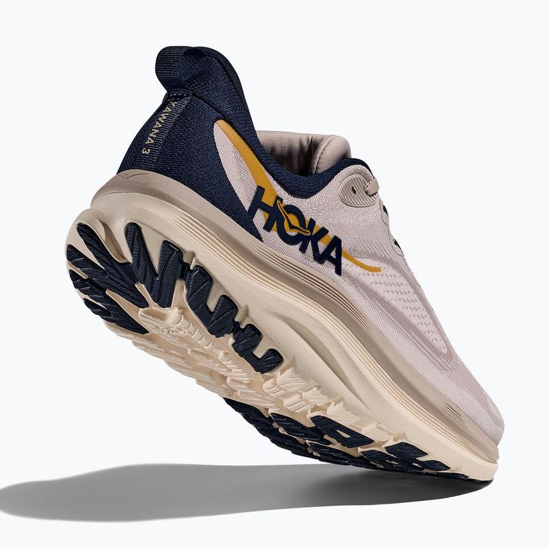 Кросівки для бігу чоловічі Hoka Kawana 3 putty/midnight blue 5