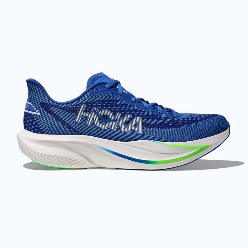 Кросівки для бігу чоловічі HOKA Mach 7 cobalt blue/neon green 3