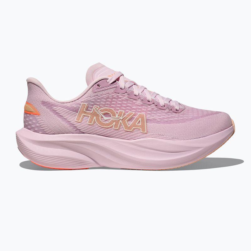 Кросівки для бігу жіночі HOKA Mach 7 lilac cream/tangerine glow 3