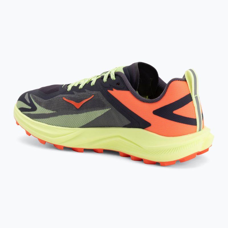 Кросівки для бігу жіночі HOKA Zinal 3 squid ink/neon yuzu 3