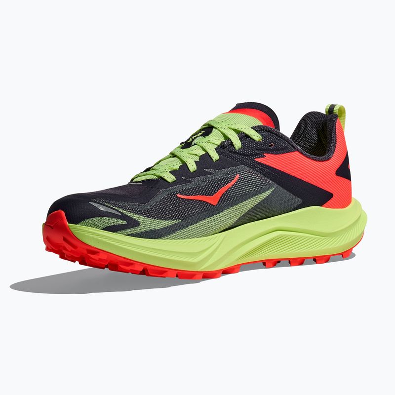 Кросівки для бігу жіночі HOKA Zinal 3 squid ink/neon yuzu 2