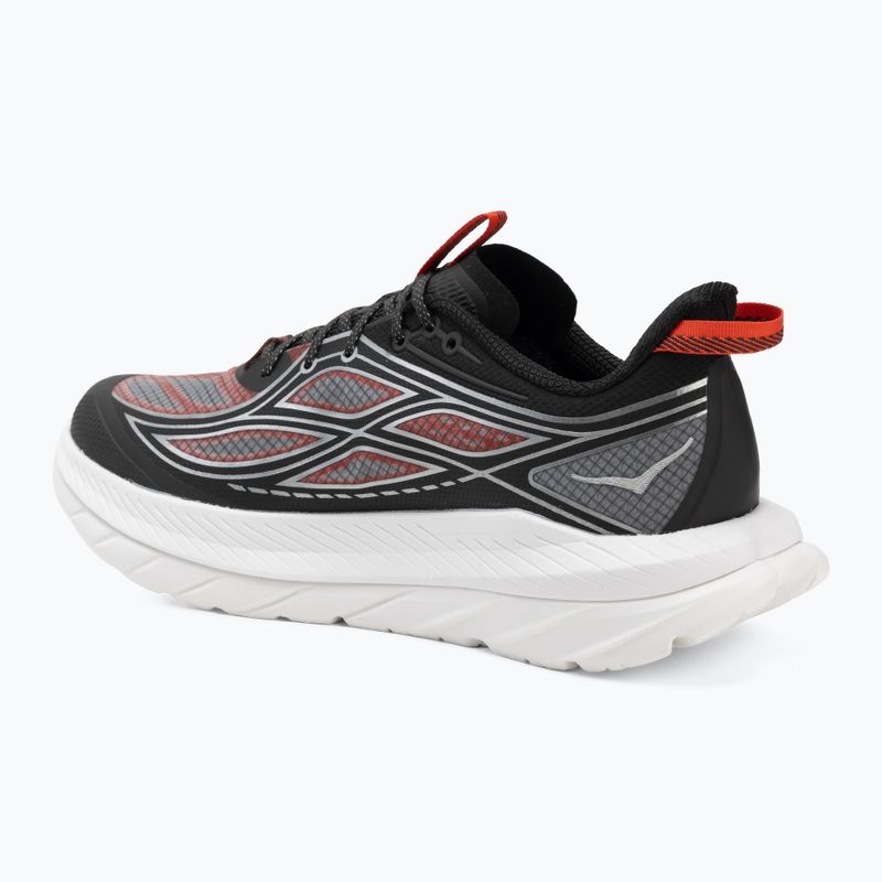 Кросівки для бігу чоловічі HOKA Mach Remastered carbon black / habanero 3