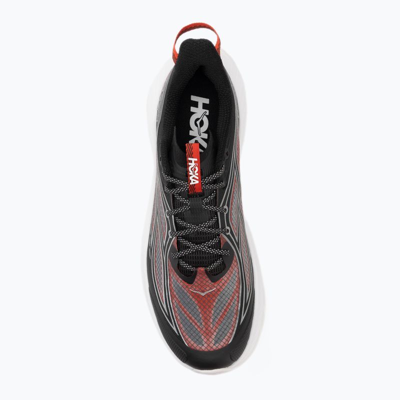 Кросівки для бігу чоловічі HOKA Mach Remastered carbon black / habanero 5