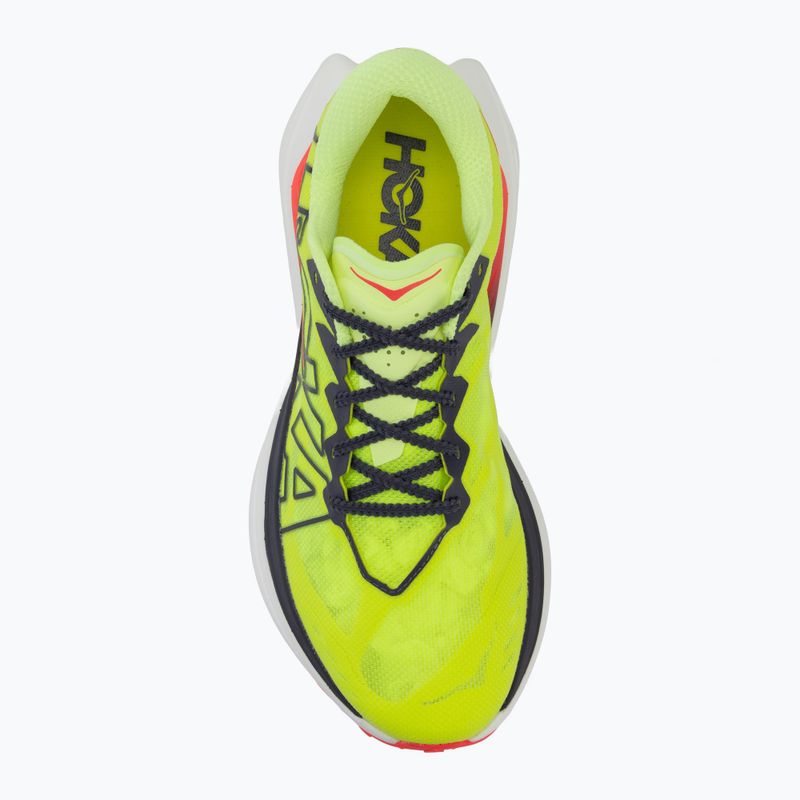 Кросівки для бігу чоловічі HOKA Rocket X Trail neon Yuzu/neon flame 5