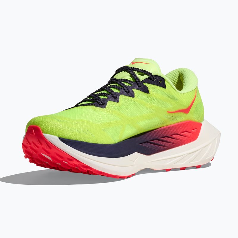 Кросівки для бігу жіночі HOKA Rocket X Trail neon yuzu/neon flame 2
