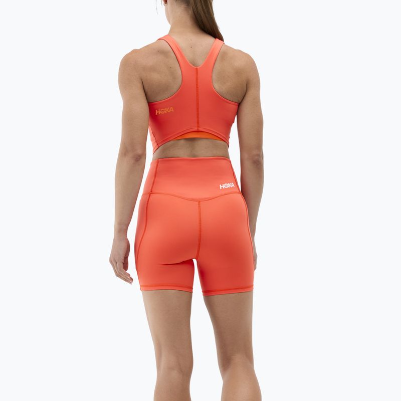 Шорти жіночі HOKA Elaro 5" Bike bell pepper 3
