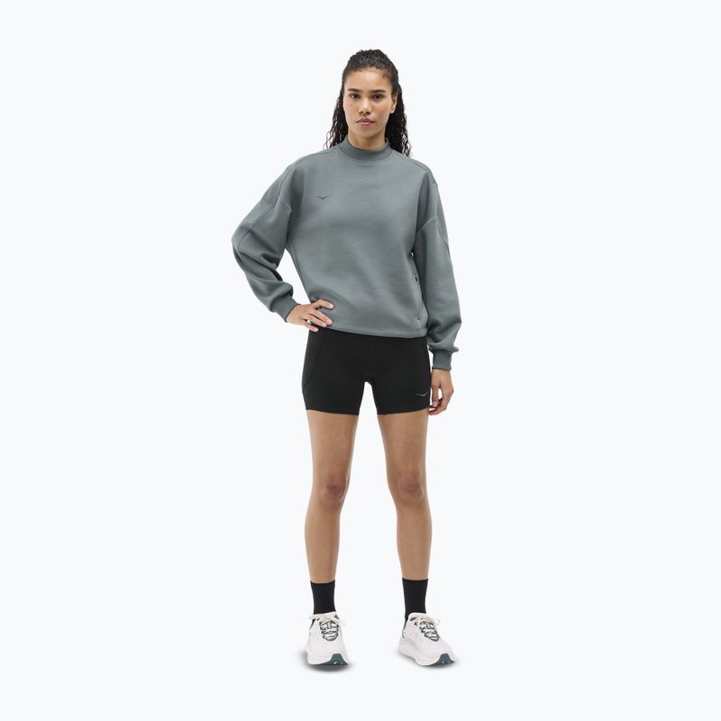 Кофта для бігу жіноча HOKA Kaitoro Knit Crew slate blue 2
