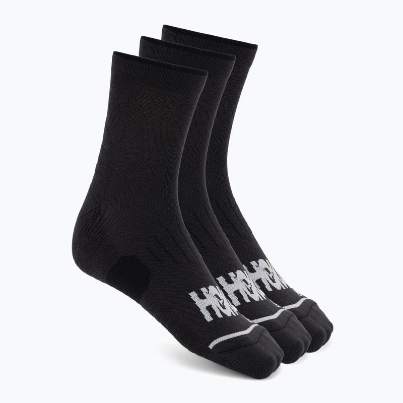 Шкарпетки HOKA Quarter Run Sock 3-Pack black/black/black