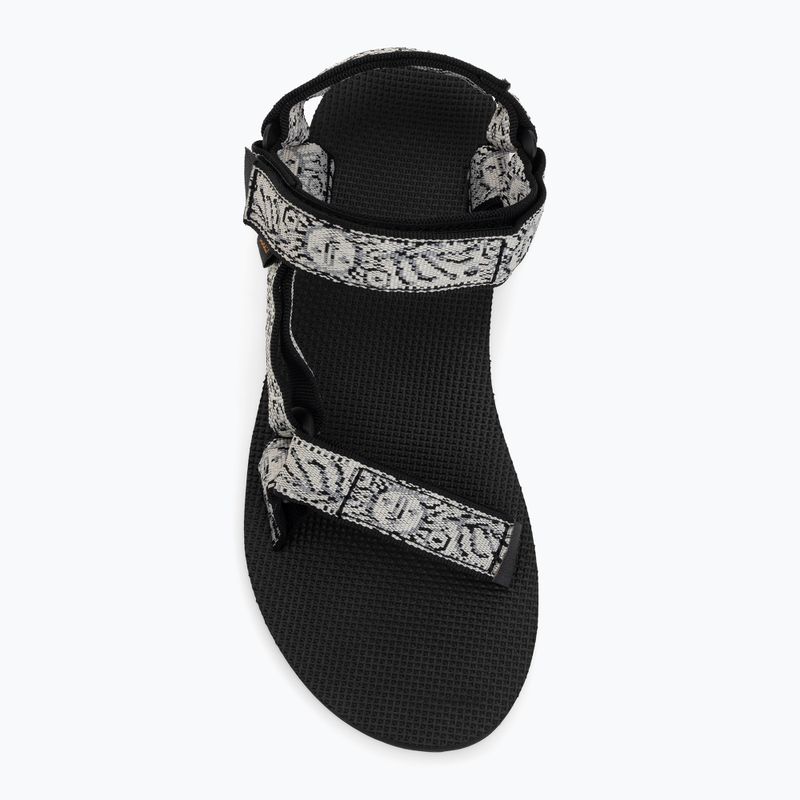 Сандалі жіночі Teva Original Universal windy summer black/white 5