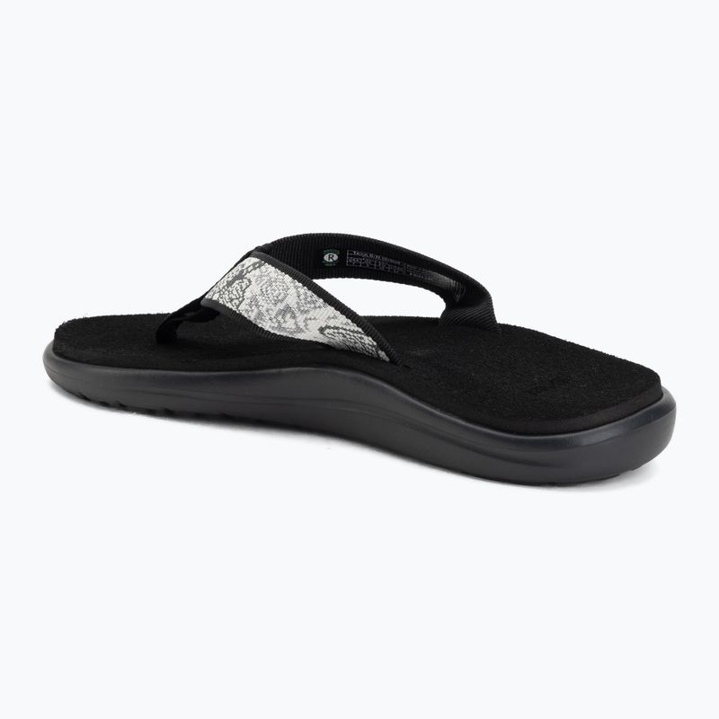 В'єтнамки жіночі Teva Voya enchanted forest black/white 3