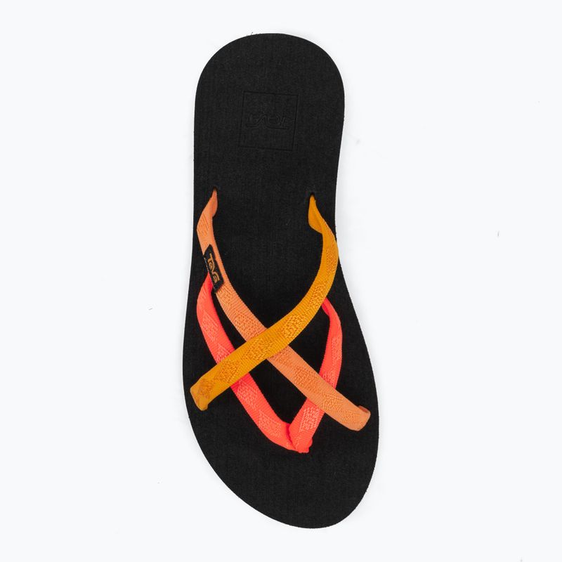 Сандалі жіночі Teva Olowahu neon coral multi 5