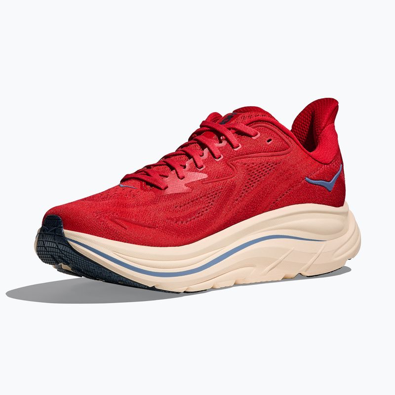 Кросівки для бігу чоловічі Hoka Clifton 10 vermillion/varsity navy 4