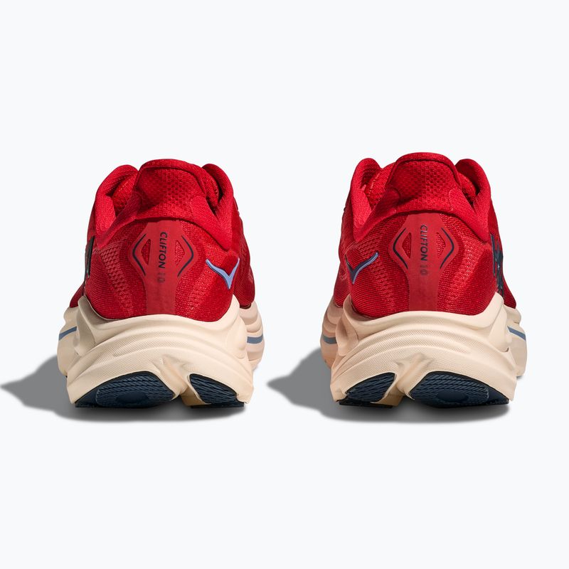 Кросівки для бігу чоловічі Hoka Clifton 10 vermillion/varsity navy 6