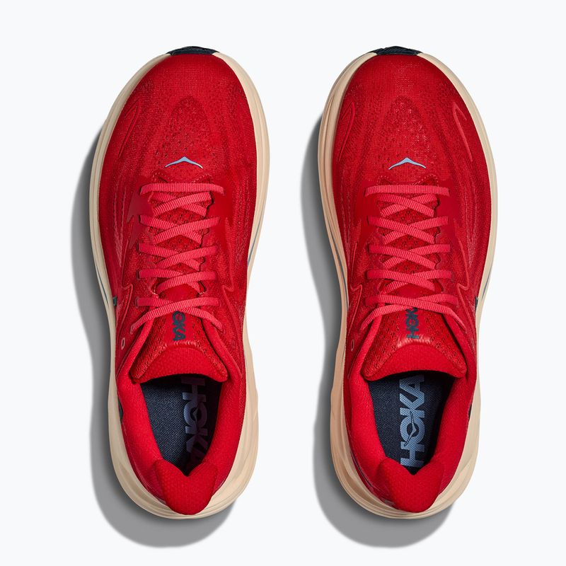 Кросівки для бігу чоловічі Hoka Clifton 10 vermillion/varsity navy 8