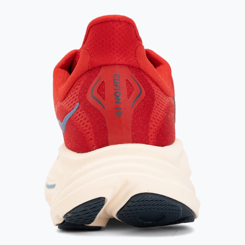 Кросівки для бігу чоловічі Hoka Clifton 10 vermillion/varsity navy 6