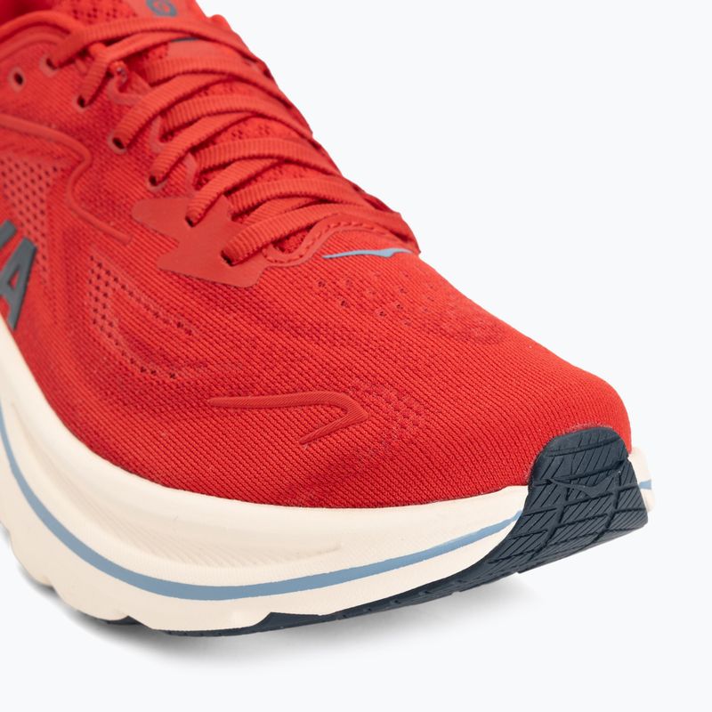 Кросівки для бігу чоловічі Hoka Clifton 10 vermillion/varsity navy 7