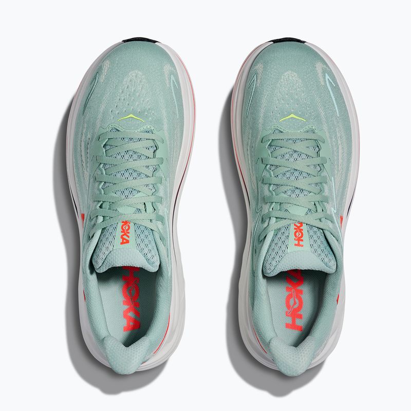 Чоловічі бігові кросівки HOKA Clifton 10 sage/neon flame 7