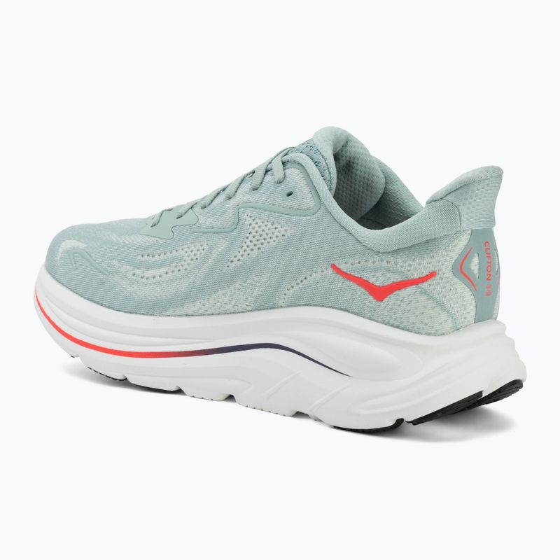Кросівки для бігу чоловічі HOKA Clifton 10 sage/neon flame 3