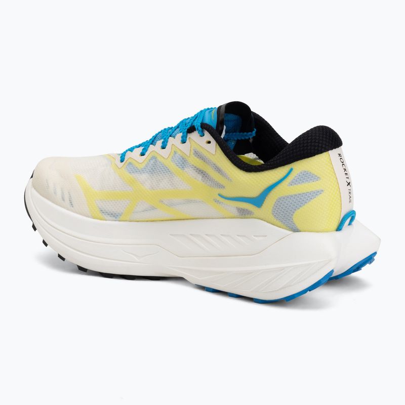 Кросівки для бігу чоловічі HOKA Rocket X Trail skyward blue/alabaster 3