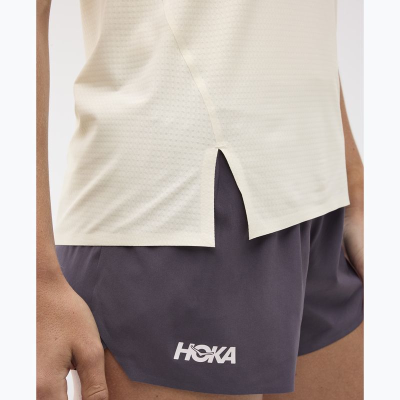 Футболка для бігу жіноча HOKA Race Day alabaster flare 8