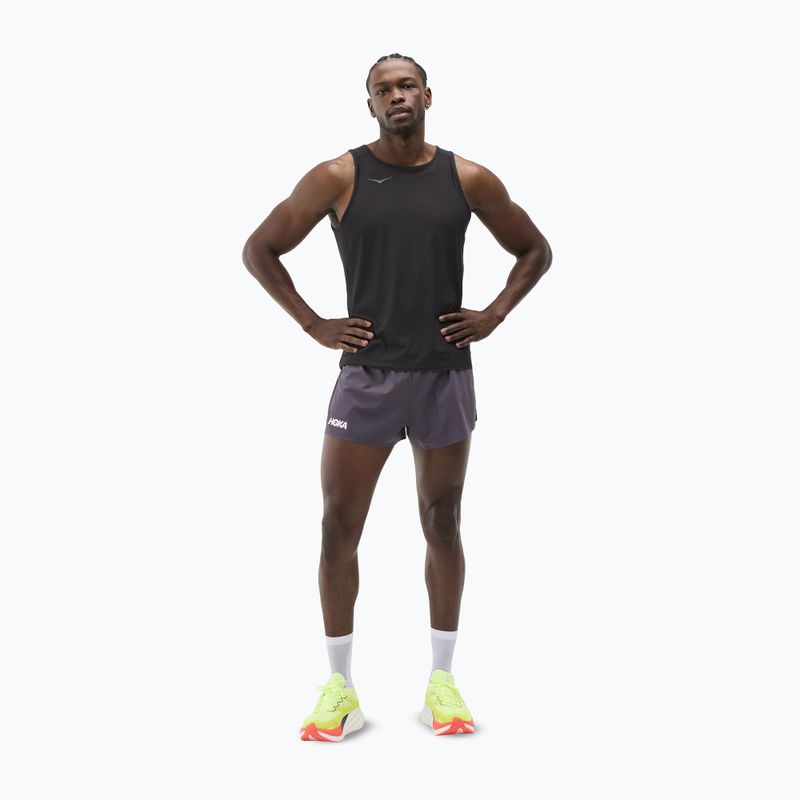 Шорти для бігу чоловічі HOKA Race Day Split squid ink 2