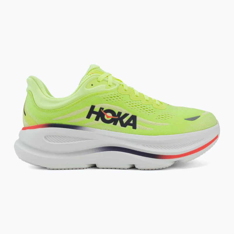 Кросівки для бігу чоловічі HOKA Bondi 9 Wide neon yuzu/sunlight 2